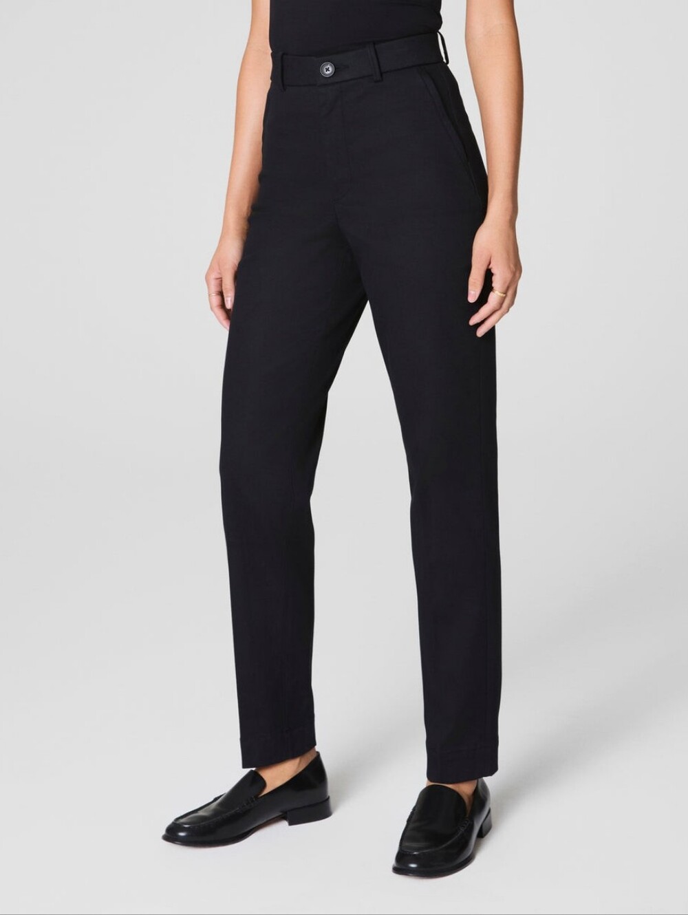 SPANX Supersmooth® Stretch Twill Slim Straight Pant Classic Black L 21280R